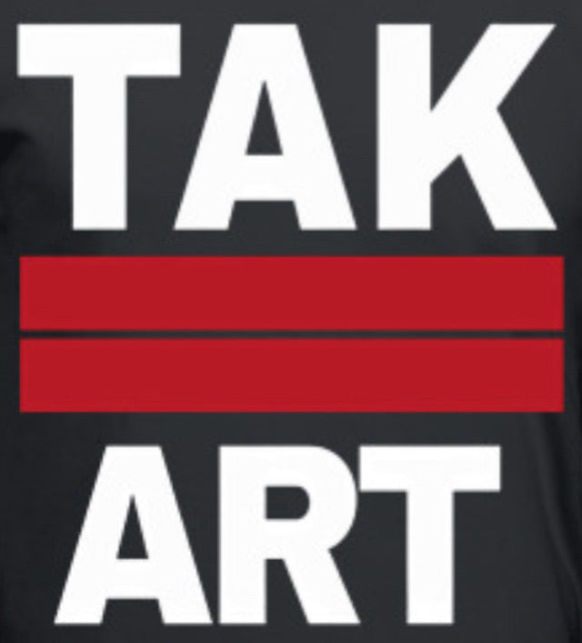 TAK ART red stipe